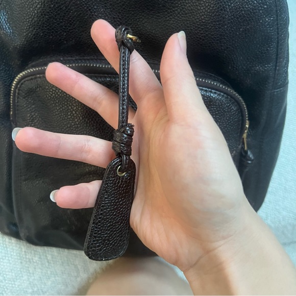 Vintage Chanel Pebble Leather Backpack - Picture 8 of 12